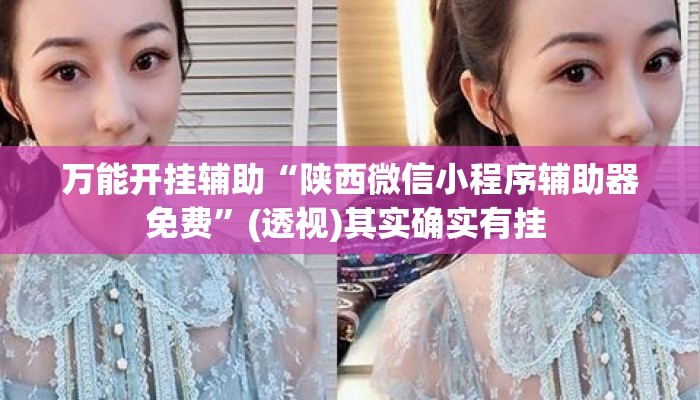 万能开挂辅助“陕西微信小程序辅助器免费”(透视)其实确实有挂 
