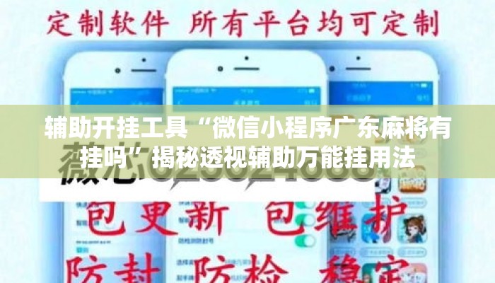 辅助开挂工具“微信小程序广东麻将有挂吗”揭秘透视辅助万能挂用法