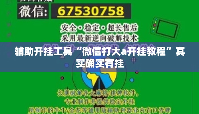 辅助开挂工具“微信打大a开挂教程	”其实确实有挂