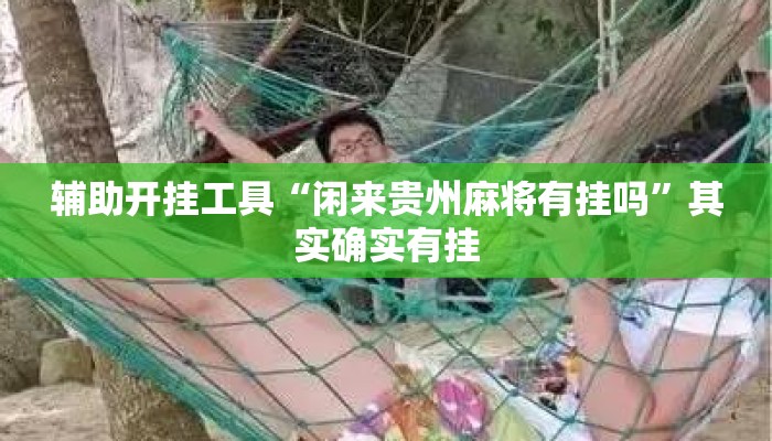 辅助开挂工具“闲来贵州麻将有挂吗	”其实确实有挂