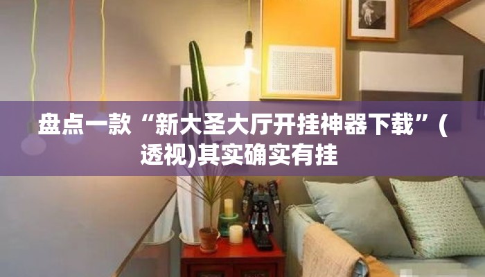 盘点一款“新大圣大厅开挂神器下载	”(透视)其实确实有挂 