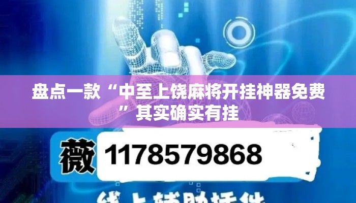 盘点一款“中至上饶麻将开挂神器免费”其实确实有挂