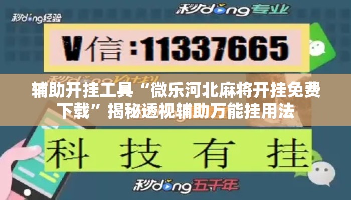 辅助开挂工具“微乐河北麻将开挂免费下载”揭秘透视辅助万能挂用法