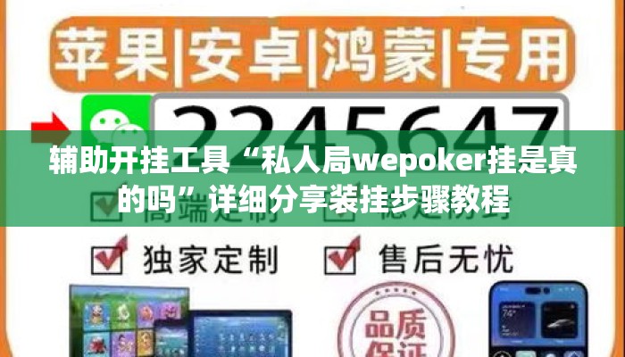 辅助开挂工具“私人局wepoker挂是真的吗	”详细分享装挂步骤教程