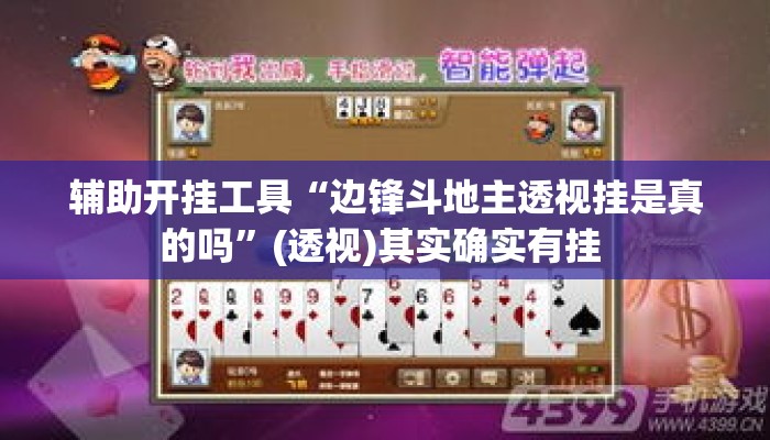 辅助开挂工具“边锋斗地主透视挂是真的吗	”(透视)其实确实有挂 