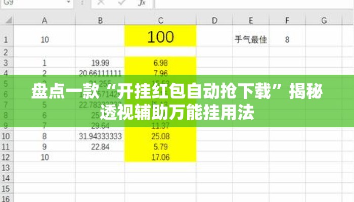盘点一款“开挂红包自动抢下载	”揭秘透视辅助万能挂用法