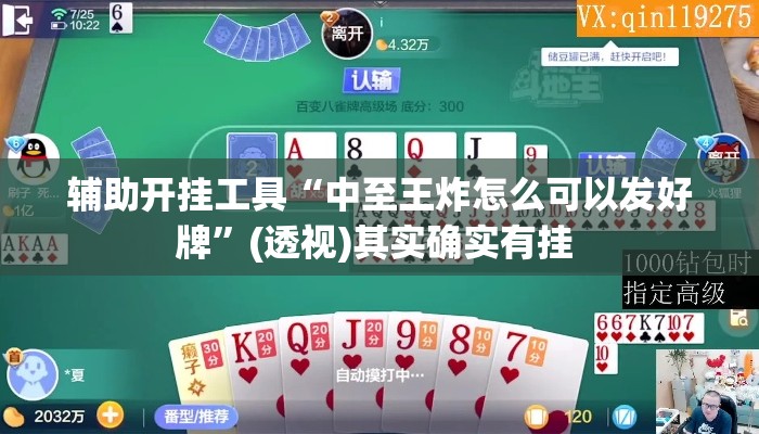 辅助开挂工具“中至王炸怎么可以发好牌	”(透视)其实确实有挂 