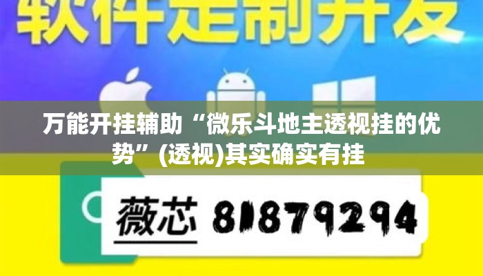 万能开挂辅助“微乐斗地主透视挂的优势”(透视)其实确实有挂 
