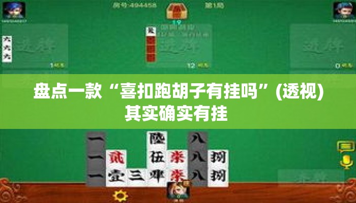 盘点一款“喜扣跑胡子有挂吗”(透视)其实确实有挂 
