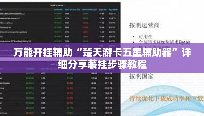 万能开挂辅助“楚天游卡五星辅助器”详细分享装挂步骤教程