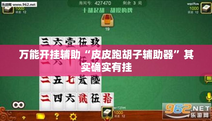 万能开挂辅助“皮皮跑胡子辅助器”其实确实有挂