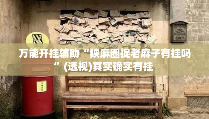 万能开挂辅助“陕麻圈捉老麻子有挂吗”(透视)其实确实有挂 